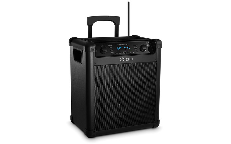 ION Audio IPA76C BL Stereo portable speaker 50Вт Прямоугольник Черный портативная акустика