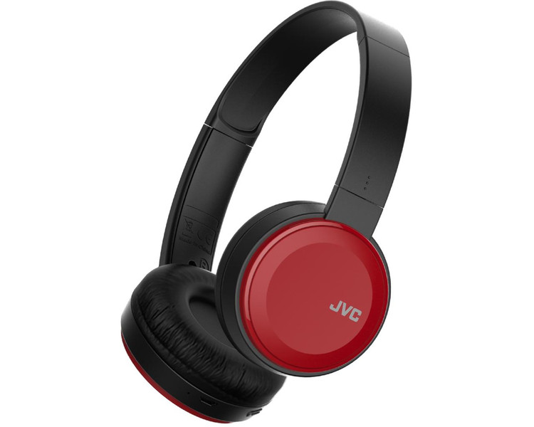 JVC HA-S30BT-R Kopfband Binaural Bluetooth Schwarz, Rot Mobiles Headset
