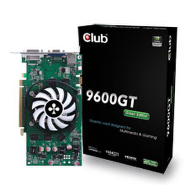 CLUB3D 9600GT Green Edition 1GB GDDR3