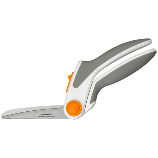 Fiskars 1016210 Ножницы для творчества Прямой отрез Серый, Оранжевый, Белый канцелярские ножницы / ножницы для поделок