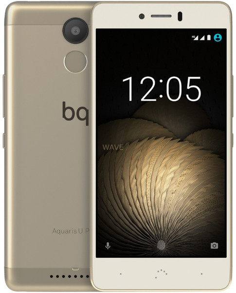 bq Aquaris U Plus Dual SIM 4G 16GB Gold smartphone