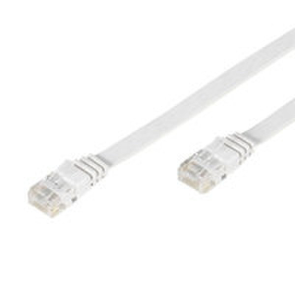 Vivanco 45346 5m Cat5e White networking cable