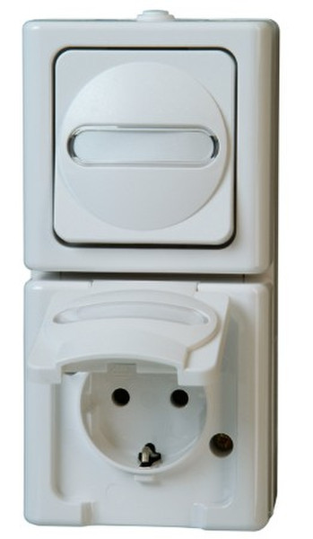 Kopp 130802000 Schuko White socket-outlet