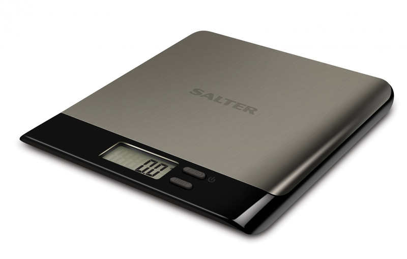 Salter 1052 SSBKDR Tabletop Electronic kitchen scale Black,Stainless steel