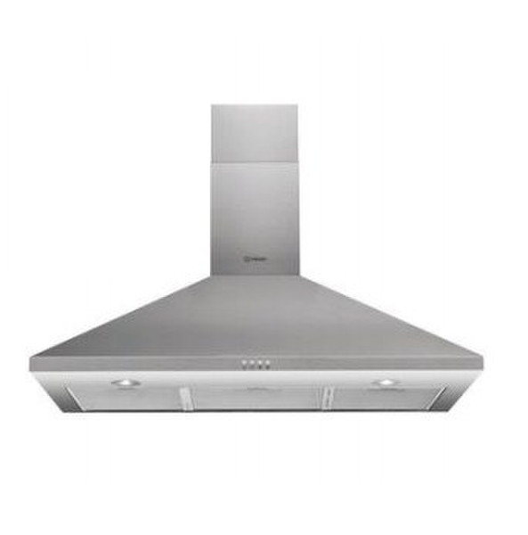 Indesit IHPC 9.5 AM X Wall-mounted 625m³/h C Stainless steel cooker hood