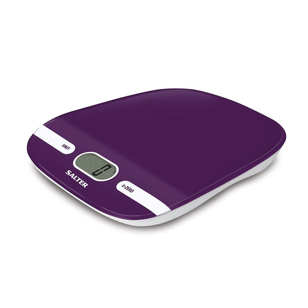 Salter 1071 PPDR Настольный Electronic kitchen scale Пурпурный кухонные весы