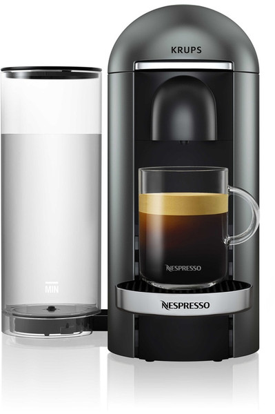 Krups YY2778FD Freestanding Fully-auto Pod coffee machine 1.8L 1cups Titanium coffee maker