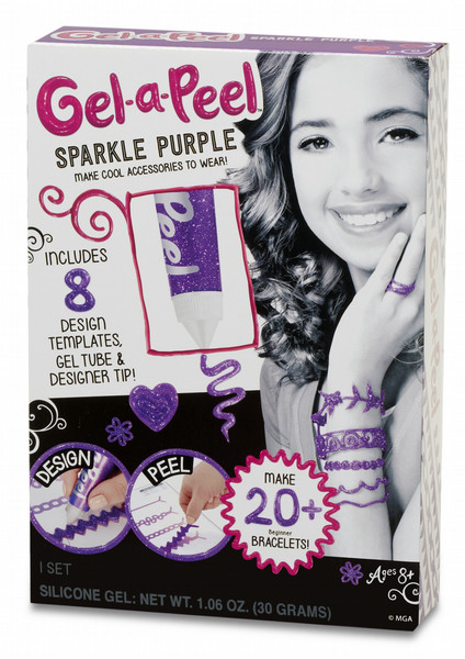 Gel-a-Peel Starter Kit Sparkle Violet