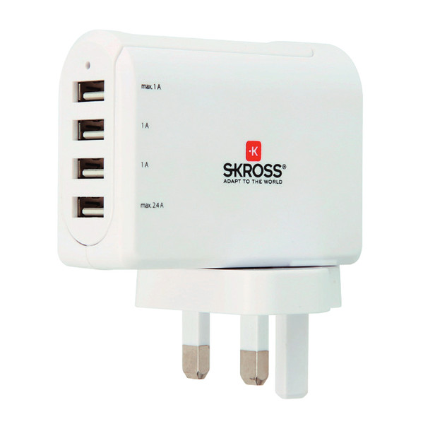 Skross 2.800102 Для помещений Белый зарядное для мобильных устройств