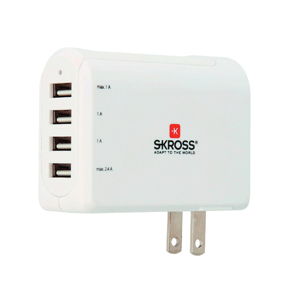 Skross 2.800100 Для помещений Белый зарядное для мобильных устройств