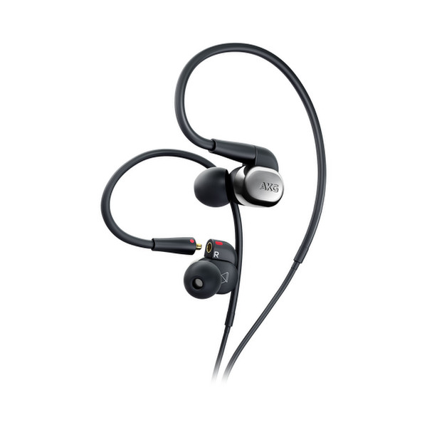 AKG N40 Ear-hook,In-ear Binaural Wired Black,Silver