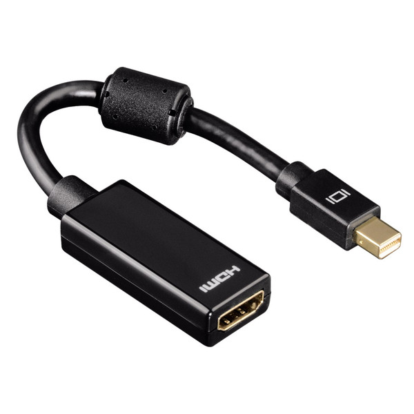 Hama 75054560 Mini DisplayPort HDMI Black