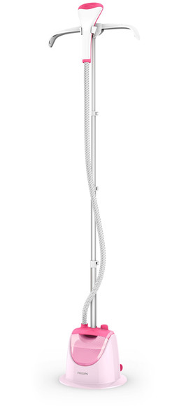 Philips GC505/48 Вертикальный отпариватель для одежды 1.2л 1500Вт Розовый, Белый отпариватель для одежды
