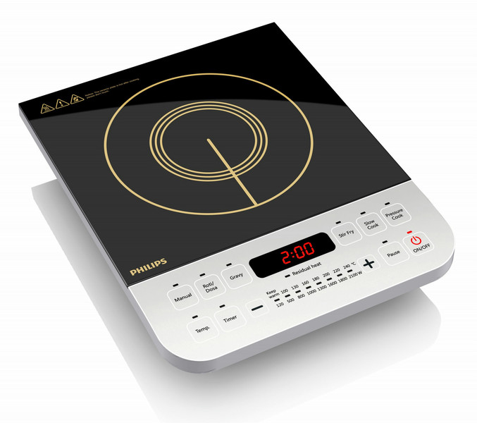 Philips HD4928/01 Tabletop Induction Black,Gold,White cooker