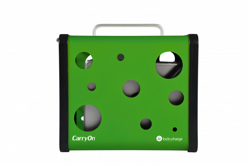 lockncharge CarryOn Wall mounted Aluminium Green