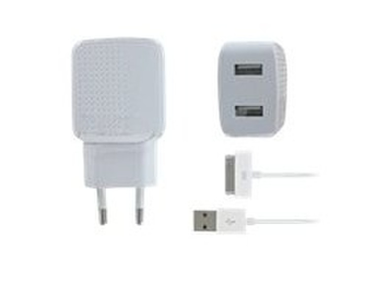 DLH DY-AU2553W Indoor White mobile device charger