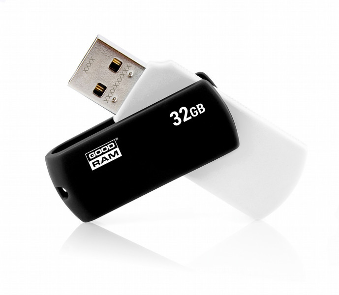 Goodram UCO2 32ГБ USB 2.0 Type-A Черный, Белый USB флеш накопитель