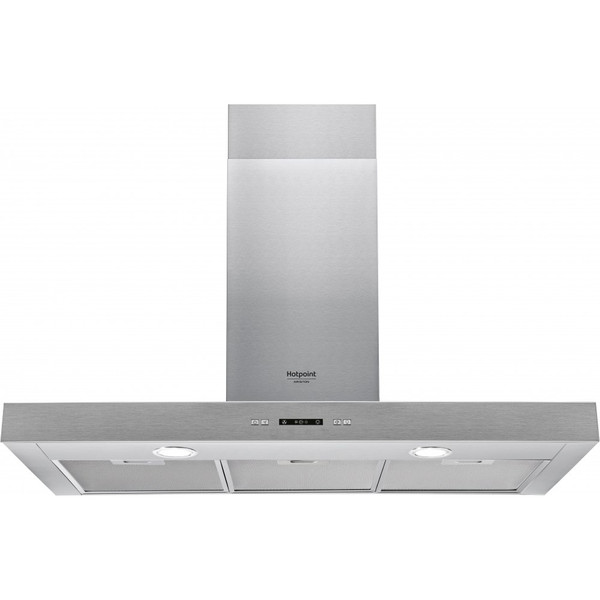 Hotpoint HHBS 9.7F LLI X Wall-mounted 448m³/h B Stainless steel cooker hood