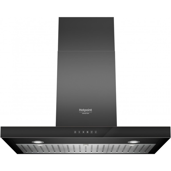 Hotpoint HHBS 9.8C LTD K Wall-mounted cooker hood 647м³/ч A Черный кухонная вытяжка