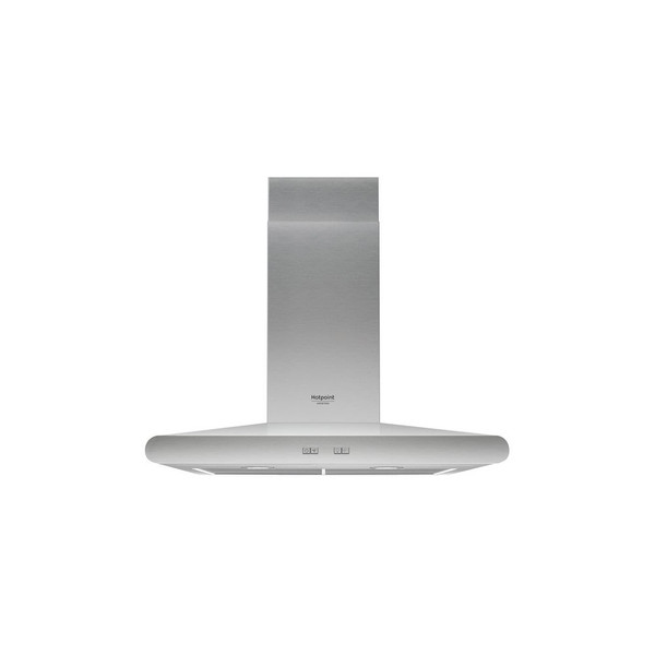 Hotpoint HHC 6.7F LB X Wall-mounted 392m³/h B Stainless steel cooker hood