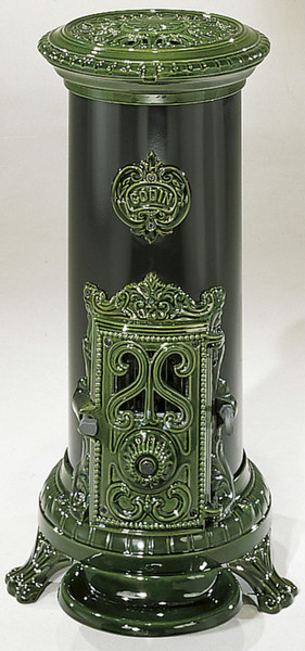 Godin PETIT Freestanding Firewood Black,Green stove