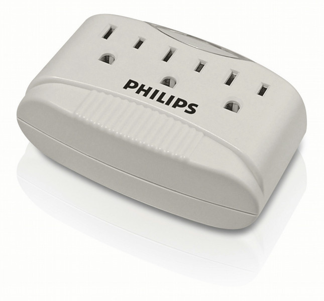 Philips SPP2303WA Wall tap 3 outlets Surge protector