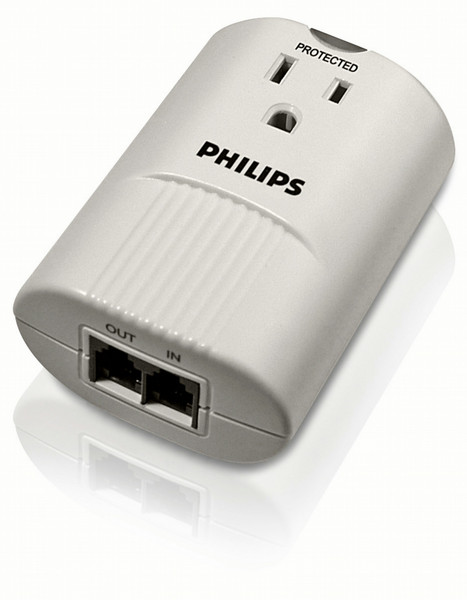 Philips SPP2301WA Wall tap 1 outlet Surge protector