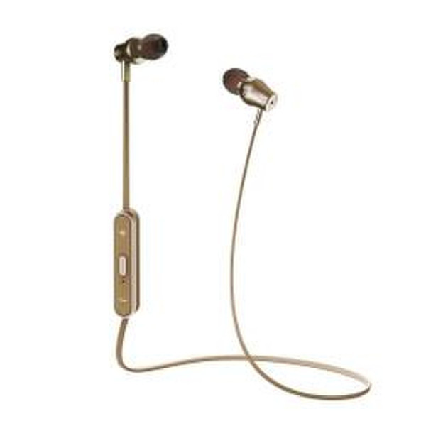 Celly BTSTEREOGD Binaural In-ear Gold mobile headset