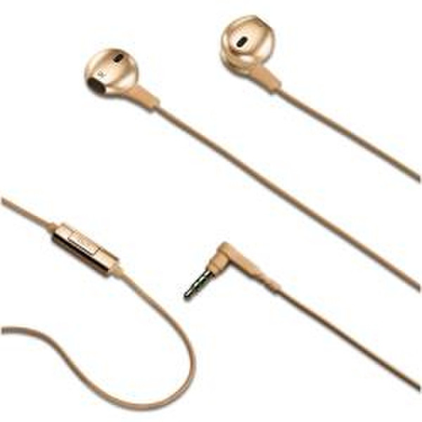 Celly NJOY35GD Binaural im Ohr Gold Mobiles Headset