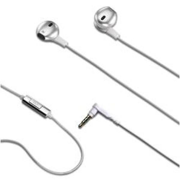 Celly NJOY35SV Binaural In-ear Silver mobile headset