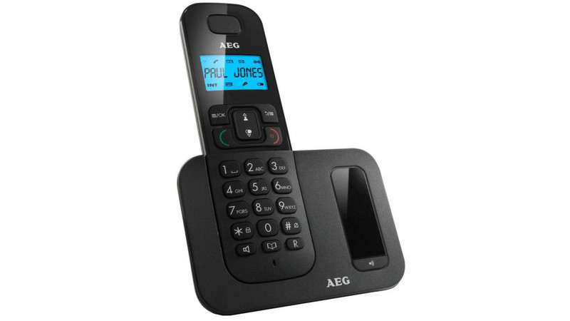 AEG VOXTEL D500 DECT Идентификация абонента (Caller ID) Черный