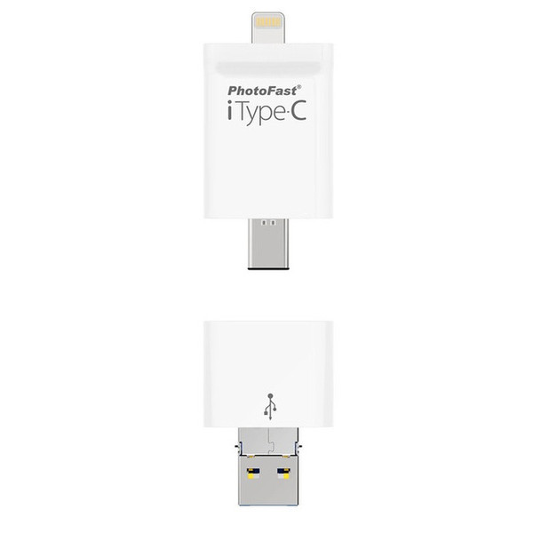 Photofast iTypeC USB 3.0 (3.1 Gen 1) Type-A/Type-C White USB flash drive
