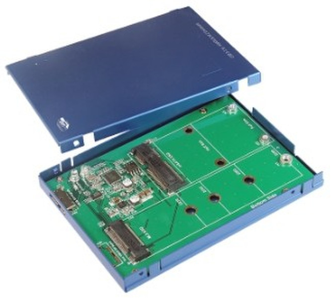 EXSYS EX-3671 2.5" Синий кейс для жестких дисков