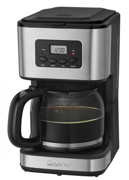 Clatronic KA 3642 Drip coffee maker 14cups Black,Transparent