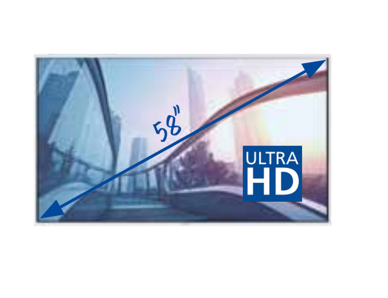Legamaster PTX-5800UHD 58Zoll LCD 4K Ultra HD Weiß Public Display/Präsentationsmonitor
