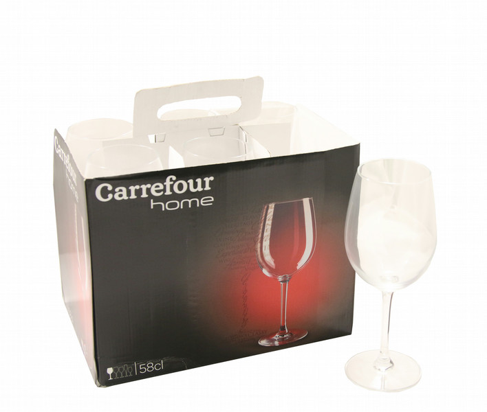 Carrefour Home 3608142554688 Rotweinglas 580ml Weinglas