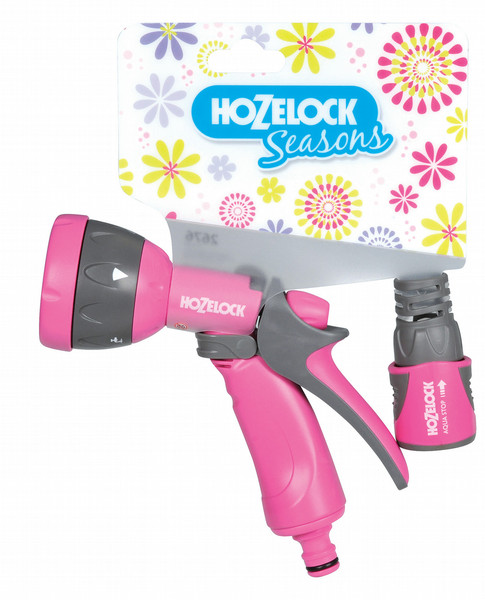 Hozelock 2676 6720 Garden water spray gun ПВХ Серый, Розовый садовый водяной пистолет/форсунка