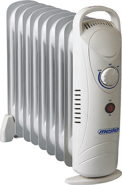 Mesko MS7805 Indoor 1000W White Oil electric space heater electric space heater