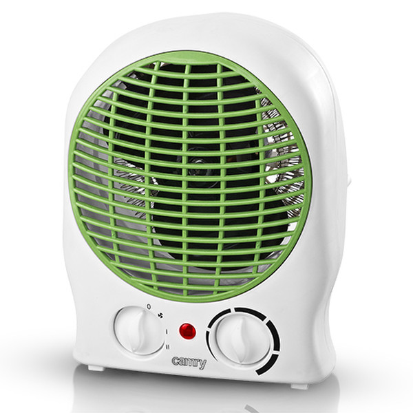 Camry CR7706G Для помещений 2000Вт Зеленый, Белый Fan electric space heater электрический обогреватель