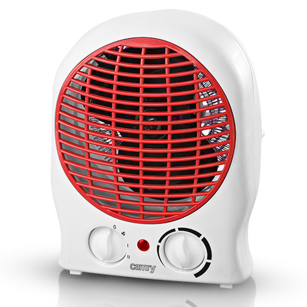 Camry CR7706R Для помещений 2000Вт Красный, Белый Fan electric space heater электрический обогреватель