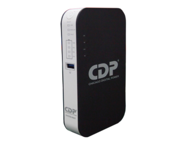 CDP R-ECO8.8NET Kompakt Schwarz, Weiß Unterbrechungsfreie Stromversorgung (UPS)