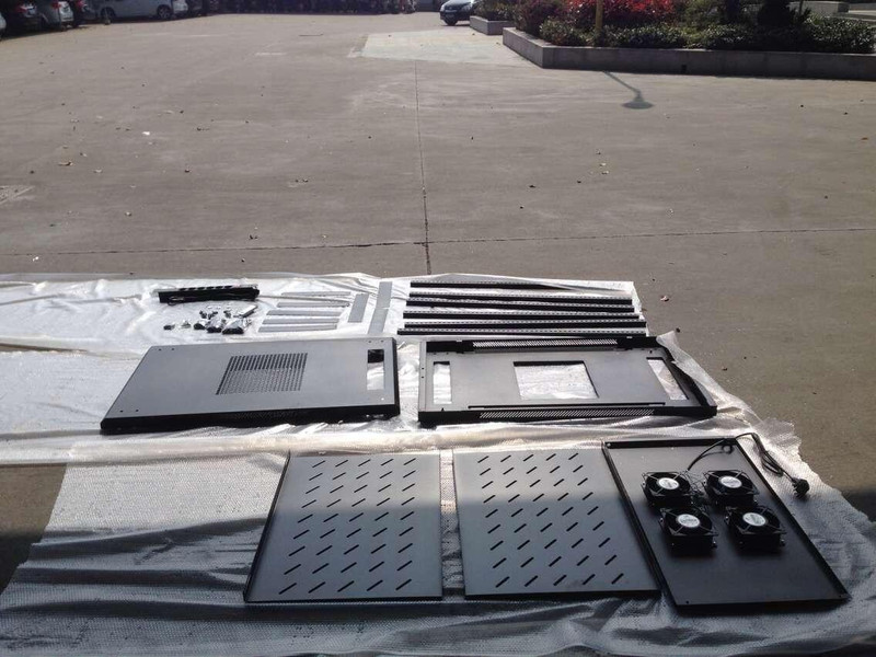 Gembird 19C-42U600-800U2-2 Freestanding 42U Black rack