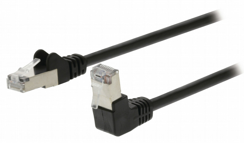Valueline VLCP85125B10 1m Cat5e SF/UTP (S-FTP) Black networking cable