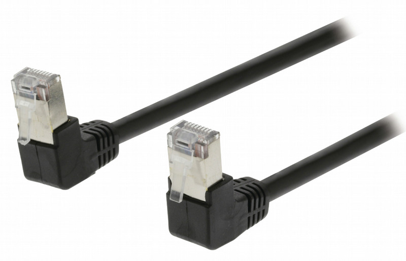 Valueline VLCP85127B05 0.5м Cat5e SF/UTP (S-FTP) Черный сетевой кабель