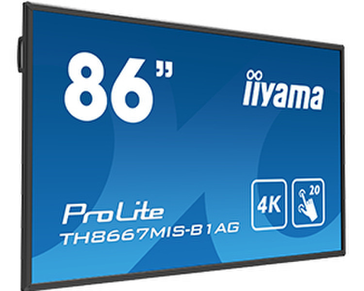 iiyama TH8667MIS-B1AG 86Zoll LED 4K Ultra HD Schwarz Public Display/Präsentationsmonitor