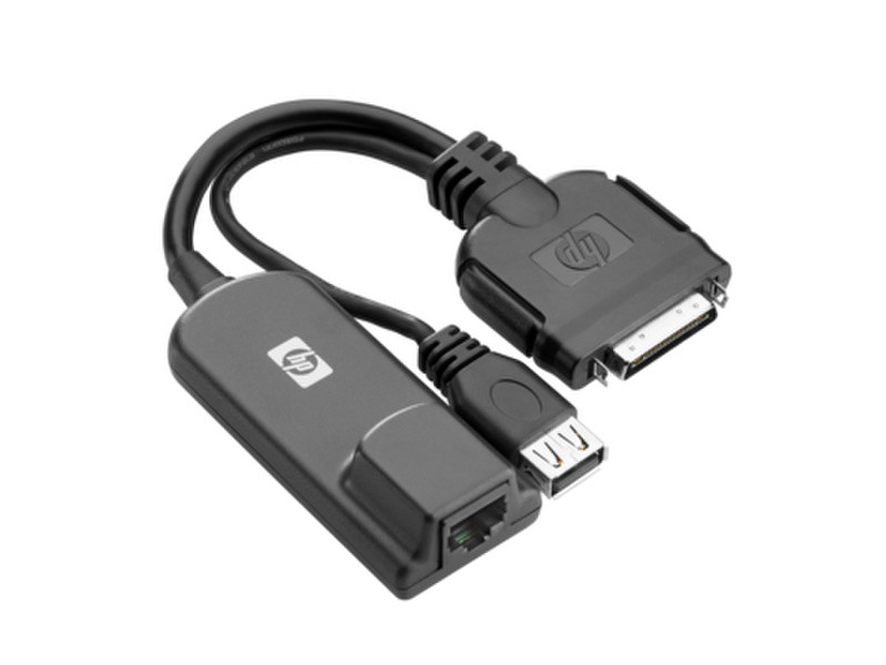 Hewlett Packard Enterprise KVM Console USB 8-pack Interface Adapter Black