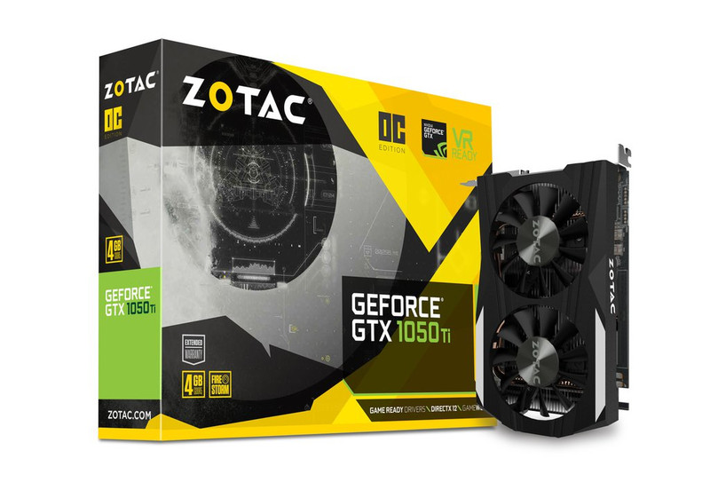 Zotac GeForce GTX 1050 Ti OC Edition GeForce GTX 1050 Ti 4ГБ GDDR5