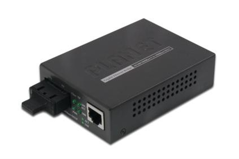 ASSMANN Electronic GT-802S 1000Мбит/с Черный сетевой медиа конвертор
