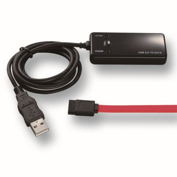 EFB Elektronik EBUSB456 USB 3.0 SATA II Черный кабельный разъем/переходник