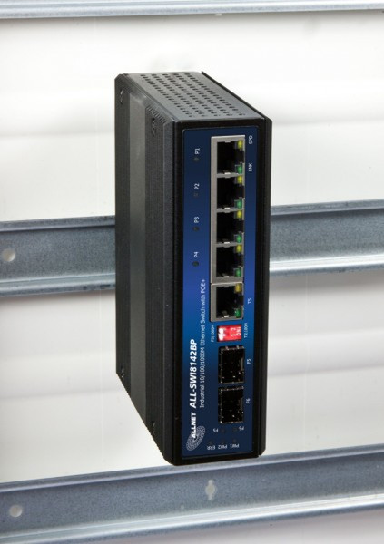 ALLNET 134037 ungemanaged Gigabit Ethernet (10/100/1000) Energie Über Ethernet (PoE) Unterstützung Schwarz